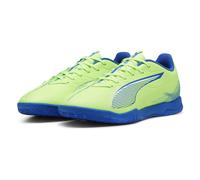 PUMA Unisex Ultra 5 Play IT Soccer Shoe, Fizzy Apple White-BLUEMAZING, 9.5 UK