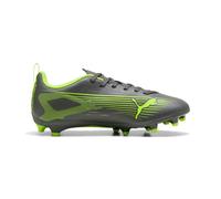 PUMA Ultra 5 Play FG/AG Football Boots Youth, Matte Aged Silver/Yellow Alert/Aged Silver, size 3