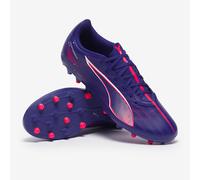 PUMA Unisex Ultra 5 Play MG Soccer Shoe, Lapis Lazuli White-Sunset Glow, 10 UK