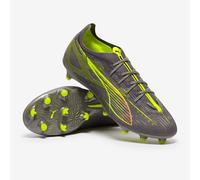 PUMA Unisex Ultra 5 PRO FG Soccer Shoe, Matte Aged Silver-Yellow Alert-Sun Struck, 8 UK