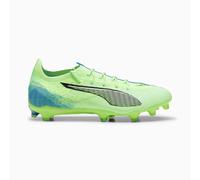 PUMA Unisex Ultra 5 PRO FG/AG Soccer Shoe, Fizzy Apple White-BLUEMAZING, 8.5 UK