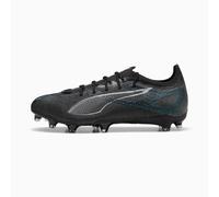 PUMA Ultra 5 Pro FG/AG Football Boots Unisex, Black/Silver/Bright Aqua, size 9