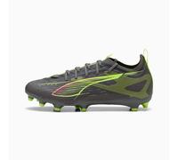 PUMA Ultra 5 Pro FG/AG Football Boots Youth, Matte Aged Silver/Yellow Alert/Sun Struck, size 5.5