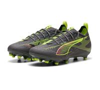 PUMA Ultra 5 PRO FG JR Soccer Shoe, Matte Aged Silver-Yellow Alert-Sun Struck, 2.5 UK