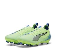 PUMA Ultra 5 PRO FG/AG JR Soccer Shoe, Fizzy Apple White-BLUEMAZING, 2 UK