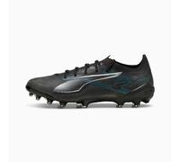 PUMA Ultra 5 Ultimate Ag Football Boots Unisex, Black/Silver/Bright Aqua, size 6.5