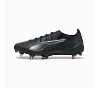 PUMA Ultra 5 Ultimate MxSG Football Boots Unisex, Black/Silver/Bright Aqua, size 11