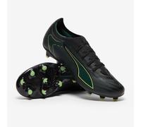 PUMA Unisex Ultra 6 Match FG/AG Soccer Shoe, Black-Fizzy Light-Green Terrain, 7.5 UK