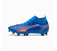 PUMA Ultra 6 Match+ FG/AG Football Boots Women, Ultra Blue/White/Glowing Red, size 3