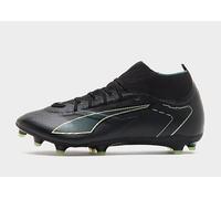 PUMA Unisex Ultra 6 Match+ FG/AG Soccer Shoe, Black-Fizzy Light-Green Terrain, 6 UK