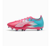 PUMA Ultra 6 Match Re-Charge FG/AG Football Boots Unisex, Hero Blue/Sunset Pink/Garnet Rose, size 11