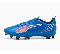 PUMA Ultra 6 Play FG/AG JR Soccer Shoe, Heat FIRE Black-Glowing RED, 13.5 UK