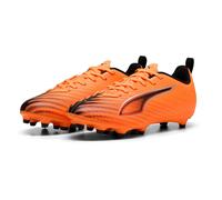 Puma Soccer Shoe Ultra 6 Play FG/AG JR Heat FIRE Black-Glowing Red UK 4