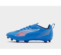 PUMA 6 Play FG/AG JR Soccer Shoe, Ultra Blue White-Glowing RED, 3 UK