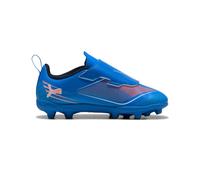 PUMA Ultra 6 Play V FG/AG RB Jr Soccer Shoe Unisex Kids, Ultra Blue-PUMA White-Glowing Red, 9