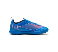 PUMA 6 Play TT JR Soccer Shoe, Ultra Blue White-Glowing RED, 4.5 UK