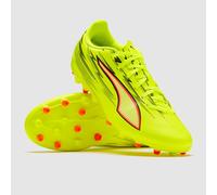 PUMA Unisex Ultra 6 Play Multi-Ground Football Boots, Yellow Alert-PUMA Black-Glowing Red-Lime Squeeze, 3.5 UK
