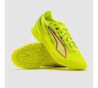 PUMA Unisex Ultra 6 Play Turf Football Boots, Yellow Alert-PUMA Black-Glowing Red-Lime Squeeze, 4 UK