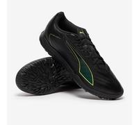 PUMA Unisex Ultra 6 Play TT Soccer Shoe, Black-Fizzy Light-Green Terrain, 9.5 UK