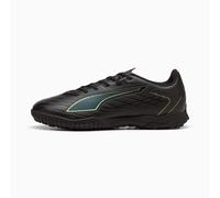 PUMA Ultra 6 Play TT Football Boots Unisex, Black/Fizzy Light/Green Terrain, size 11