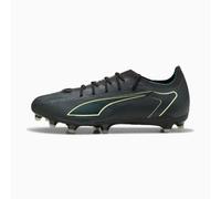 PUMA Ultra 6 Pro FG/AG Football Boots Unisex, Black/Fizzy Light/Green Terrain, size 13