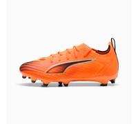 PUMA Ultra 6 Pro FG/AG Football Boots Youth, Heat Fire/Black/Glowing Red, size 4