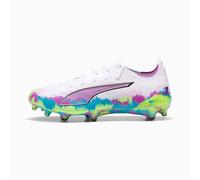 PUMA Ultra 6 Ultimate Brilliance FG Football Boots Women, White/Fizzy Apple/Bright Aqua, size 3