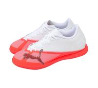Puma Ultra 7 Play IT White Orange Men Unisex Indoor Soccer Shoes 109153-01