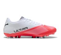 PUMA Unisex Ultra 7 Play Multi-Ground Football Boots, Ultra Red-PUMA Black-PUMA White, 12 UK
