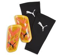 Puma ULTRA Flex Sleeve Shin Guards Colour: Sunset, Size: Small