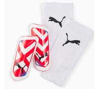 Puma ULTRA Flex Sleeve Shin Guards Colour: White, Size: Large