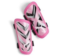 PUMA Ultra Light Strap Football Shin Guards, Poison Pink/White/Black, size Large