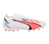 Puma Ultra Match MG Lace-Up White Synthetic Mens Football Boots 107520_01