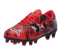 PUMA Ultra Play Firm Artificial Ground Sneaker Red Black White 4 US Unisex Big Kid