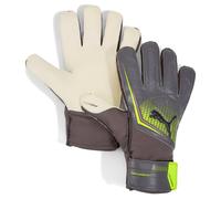 PUMA Ultra Play Rc Goalkeeper Gloves, Matte Aged Silver/Yellow Alert, size 5