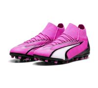 Puma Men Ultra Pro Mg Soccer Shoes, Poison Pink-Puma White-Puma Black, 10.5 UK