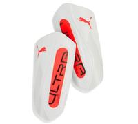 PUMA Ultra Strap Unisex Adult Shin Pads, Fiery Coral Fizzy Light (Multicolour), XL