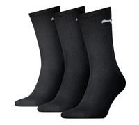 PUMA Unisex (3 Pair) Puma Sport Lightweight Crew Sock 3 Pair , Black Set, 14 UK