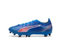 PUMA Unisex 6 Match FG/AG Soccer Shoe, Ultra Blue White-Glowing RED, 8.5 UK