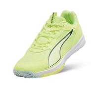 PUMA Unisex Accelerate PRO 4 Indoor Court Shoe, Fizzy Light-Green Terrain-Light Moss White, 9.5 UK