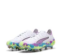 Puma Unisex Accessories Ultra 6 Ultimate Brilliance Firm Ground Football Boots in White-Apple - Size UK 3.5