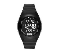 PUMA Unisex-Adult Digital Quartz Watch with Plastic Strap P6015