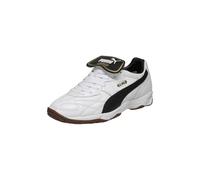 Puma Unisex-Adult King Indoor Sneaker, White/Black, 8.5 Women/7 Men