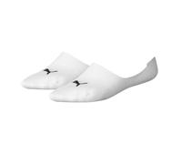 Puma Unisex Adult Liner Socks (Pack of 2) (White) - Size UK 2.5-5