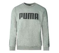 Puma Unisex Adult Logo Velvet Taped Sweatshirt / XS Grey SY1118