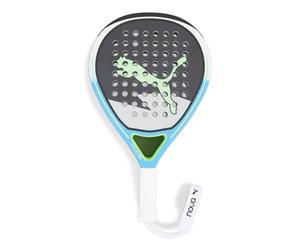 PUMA Unisex-Adult NOVA Padel Racket, Black-Glacial Gray-Luminous Blue