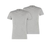 Puma Unisex Adult T-Shirt (Pack of 2) (Grey Marl) Cotton - Size Small