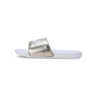 Puma Unisex Adults Cool Cat 2.0 Metallic Shine Slide Sandals, Puma Gold-Puma Silver-Puma White, 6 UK