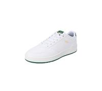 Puma Unisex Adults Court Classic Sneakers, Puma White-Vine-Puma Gold, 12 UK