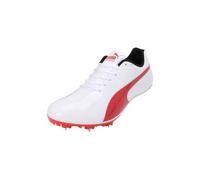 PUMA Unisex Evospeed Sprint 14.5 Track and Field Shoe, White RED Silver, 8.5 UK